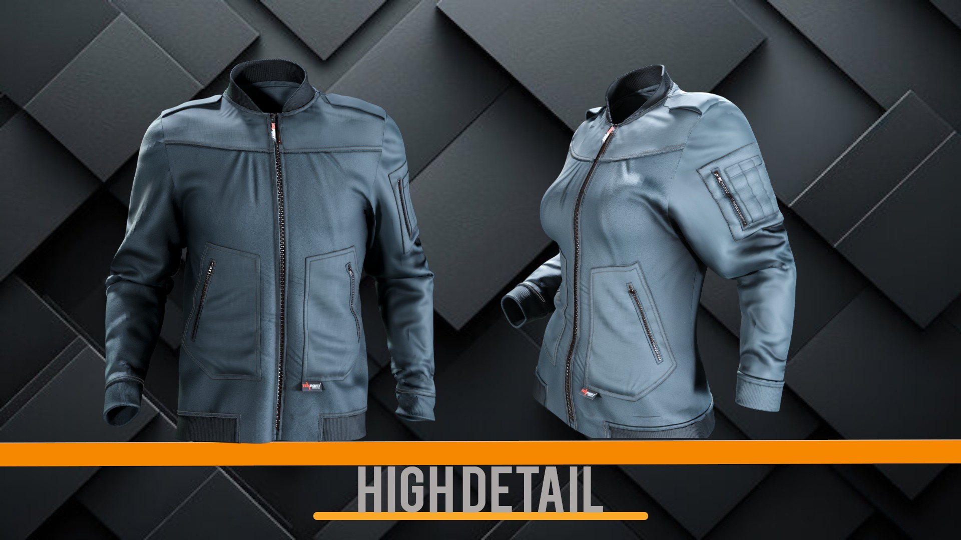 TEXPORT Leader Fleece Innenjacke  - Marvelous Men - Women 3D model_6