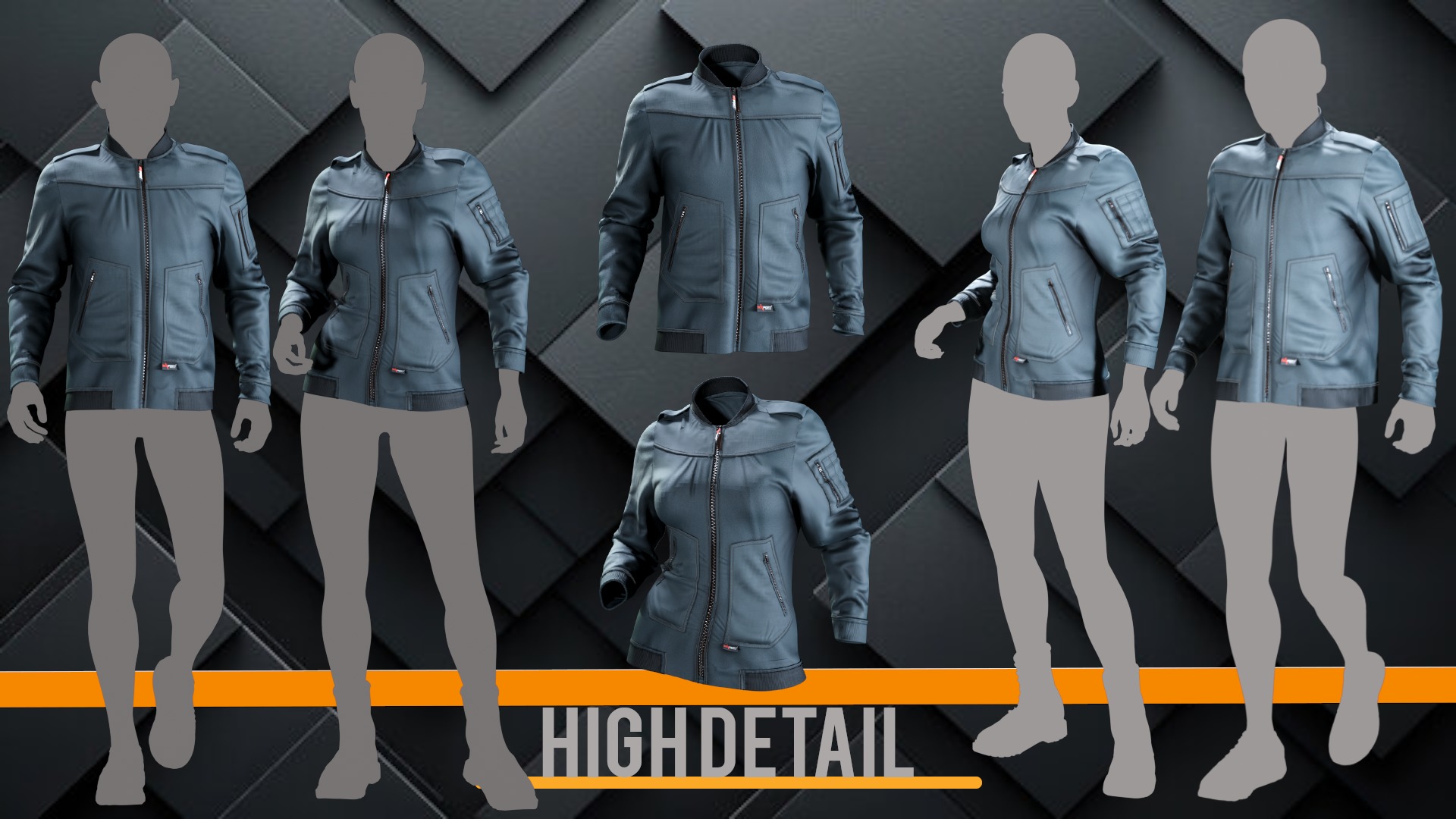 TEXPORT Leader Fleece Innenjacke  - Marvelous Men - Women 3D model_13