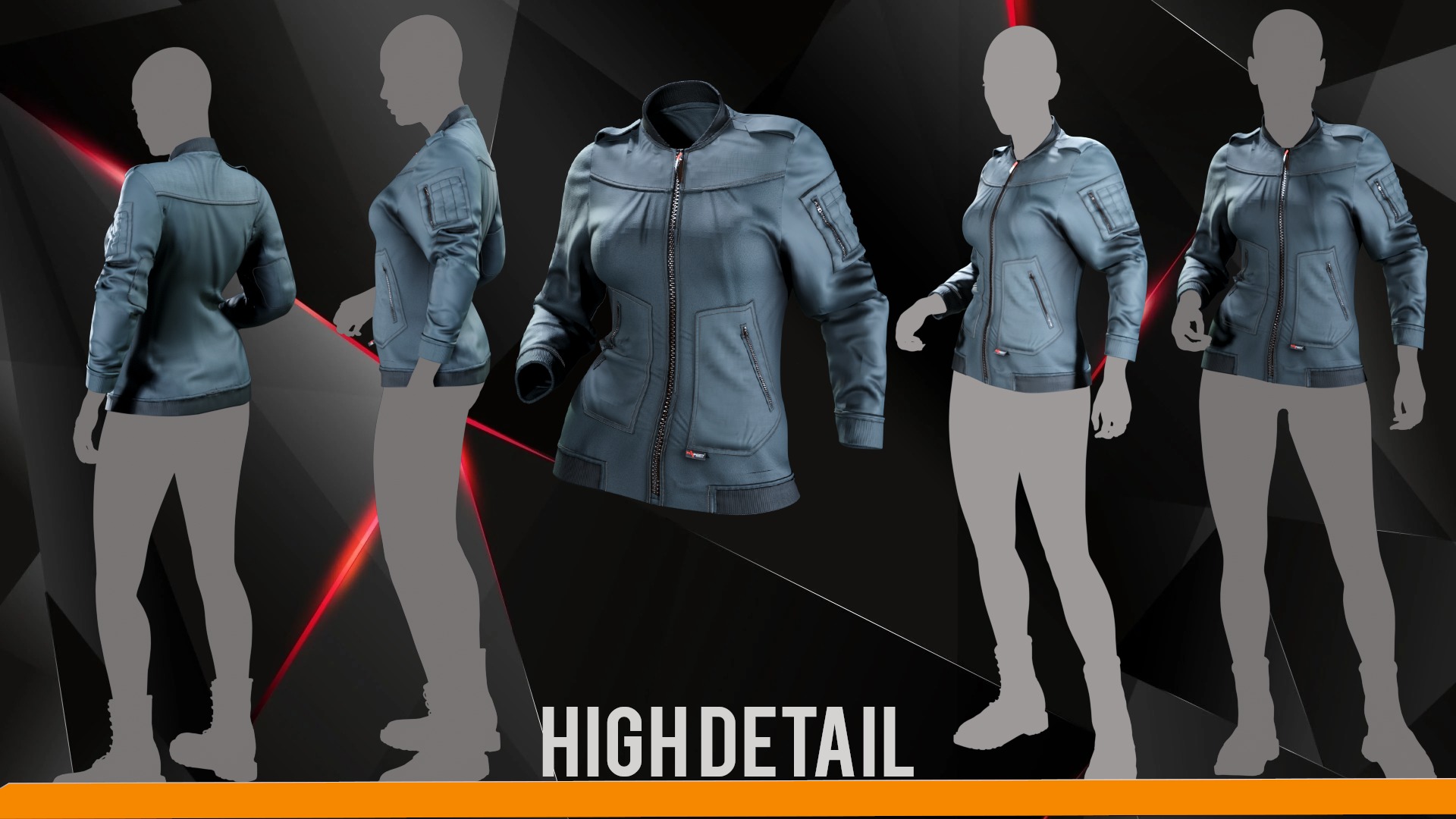 TEXPORT Leader Fleece Innenjacke  - Marvelous Men - Women 3D model_10