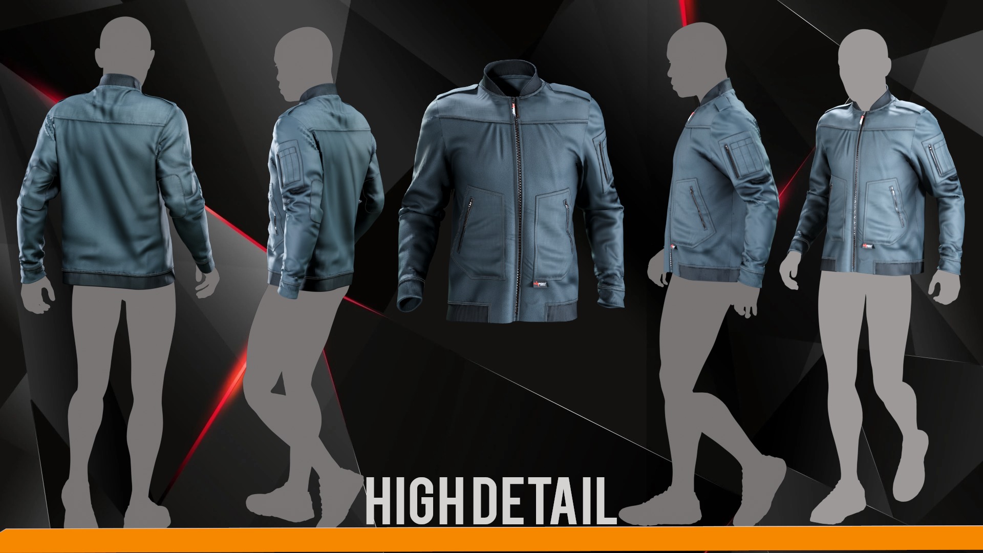 TEXPORT Leader Fleece Innenjacke  - Marvelous Men - Women 3D model_11