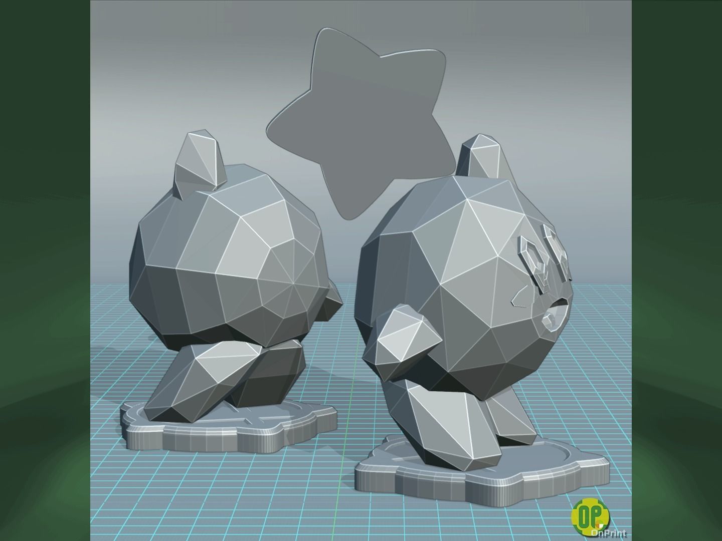 KIRBY - From Super Smash Bros 64 - Printable 3D print model_3