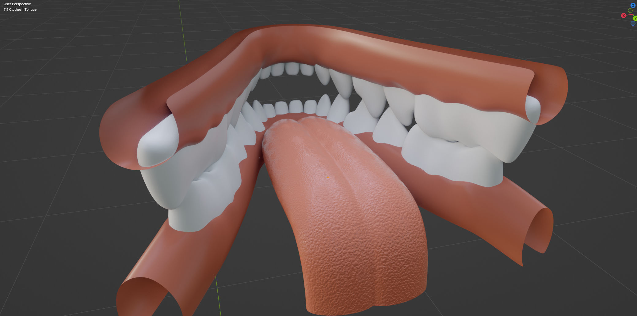 Junie Anthro Fox Low-poly 3D model_63