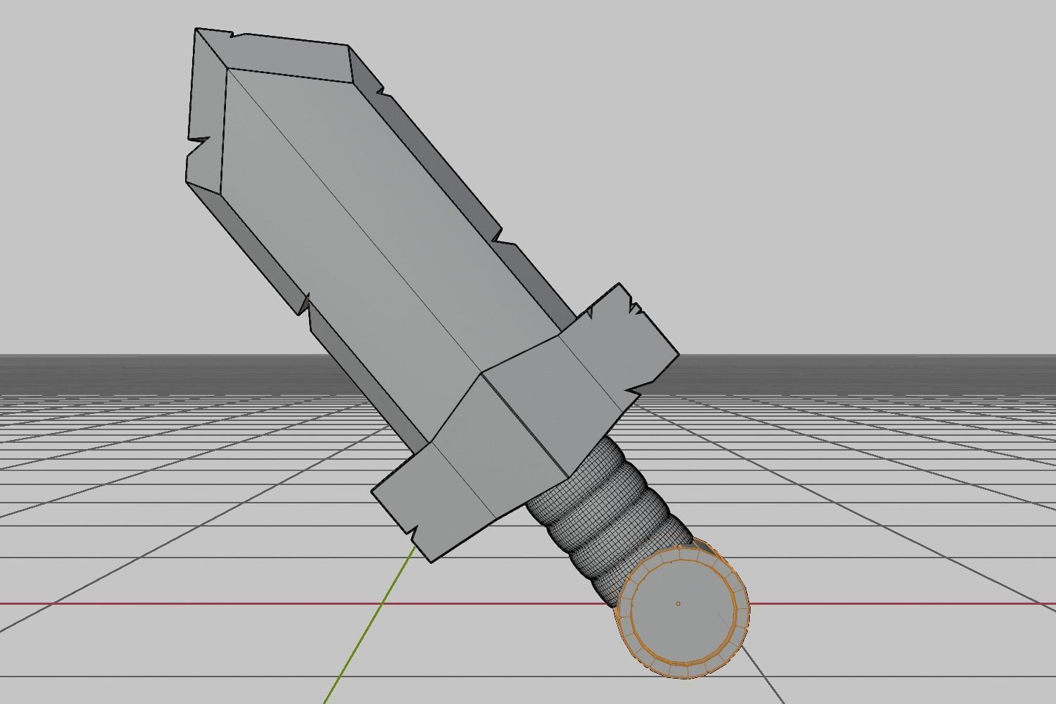 3D Sword Game asset Cartoon Low-poly 3D model_6