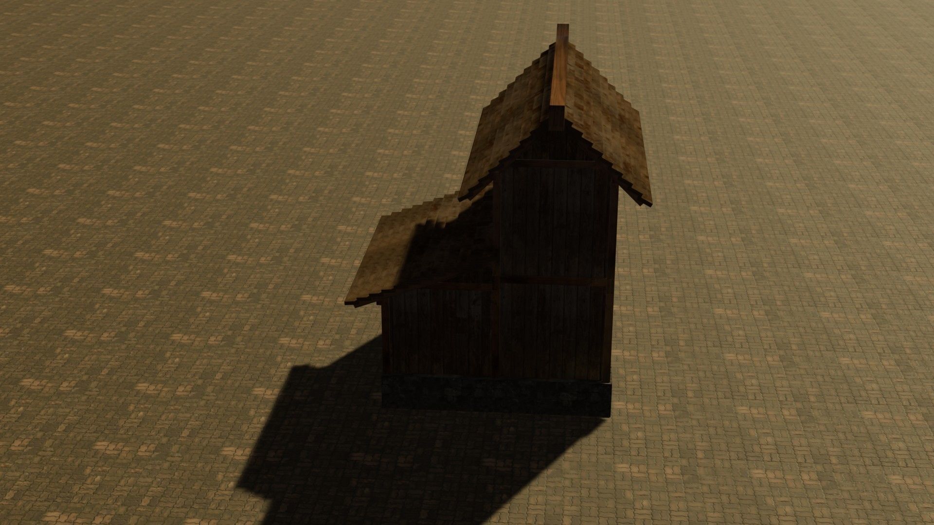 Medieval house nine 6 Low-poly 3D model_15