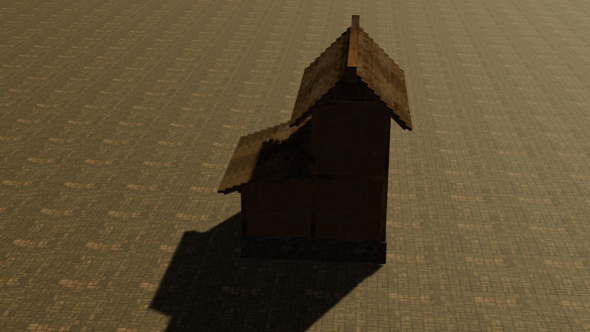 Medieval house nine 5 Low-poly 3D model_15