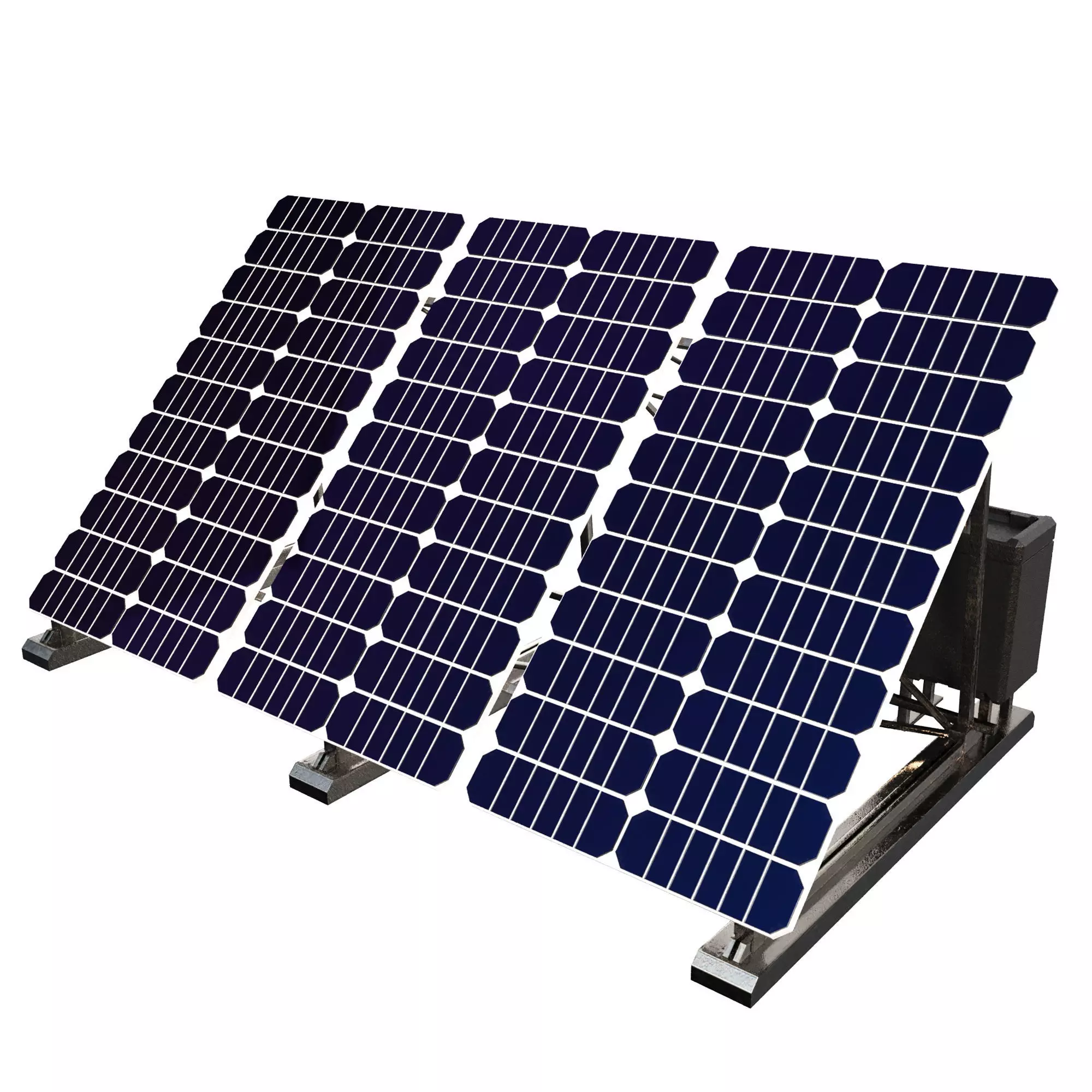 Solar Panel 3D model_0