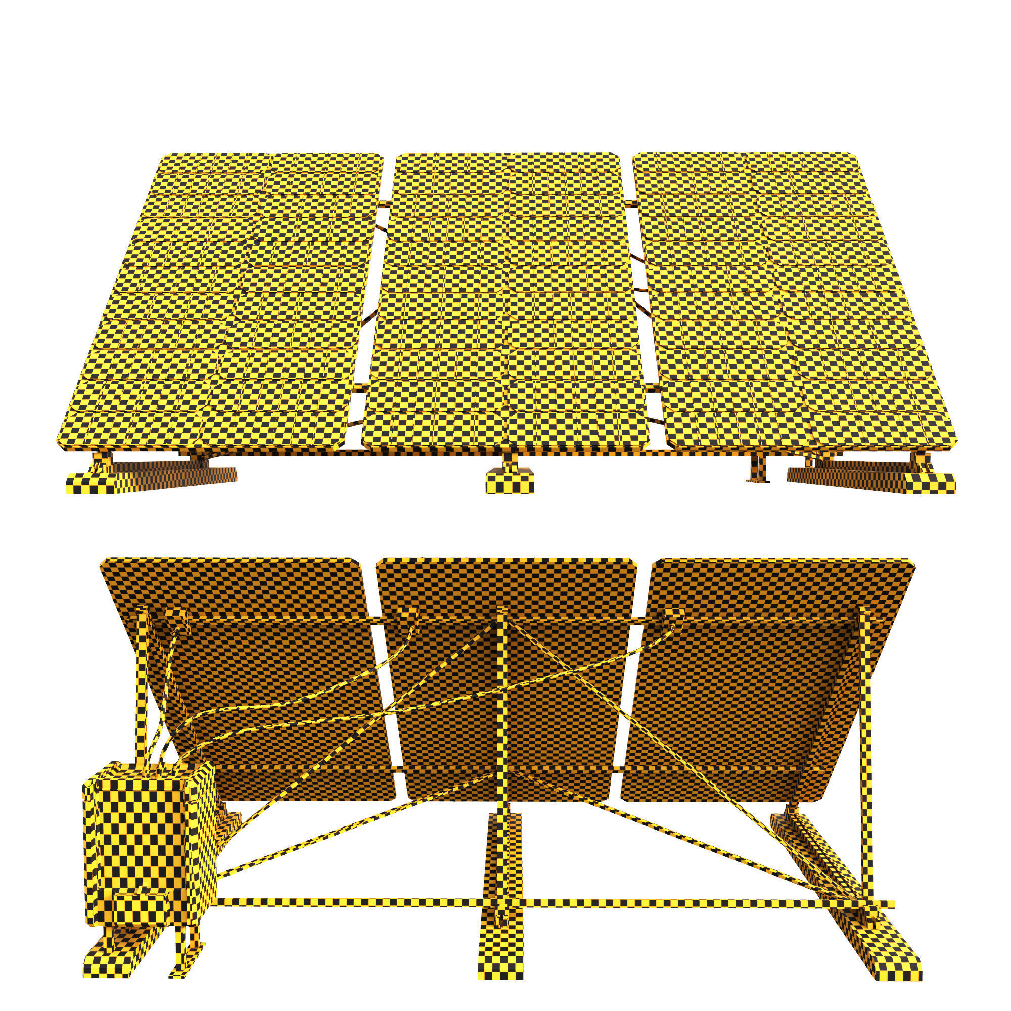 Solar Panel 3D model_1