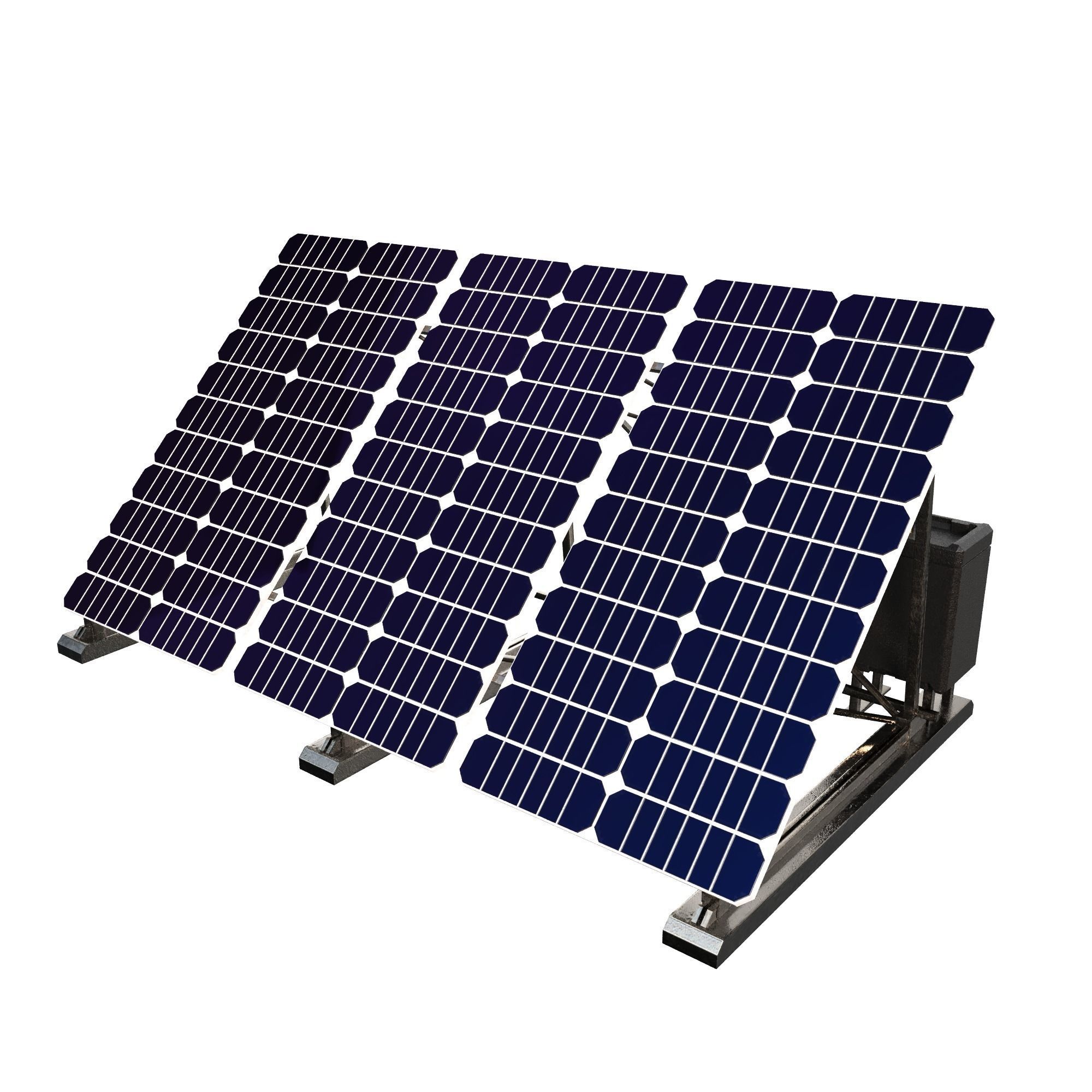 Solar Panel 3D model_4