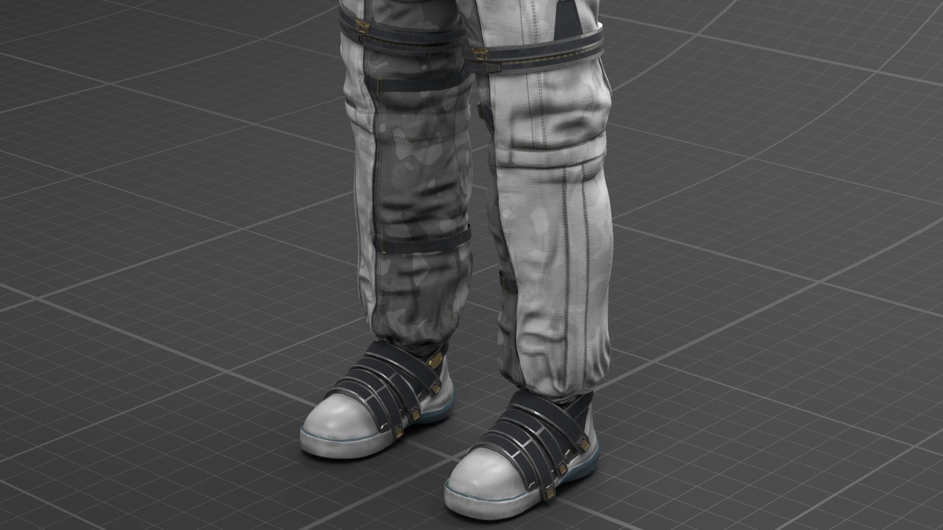 V2 ASTRONAUT SUIT Low-poly 3D model_5