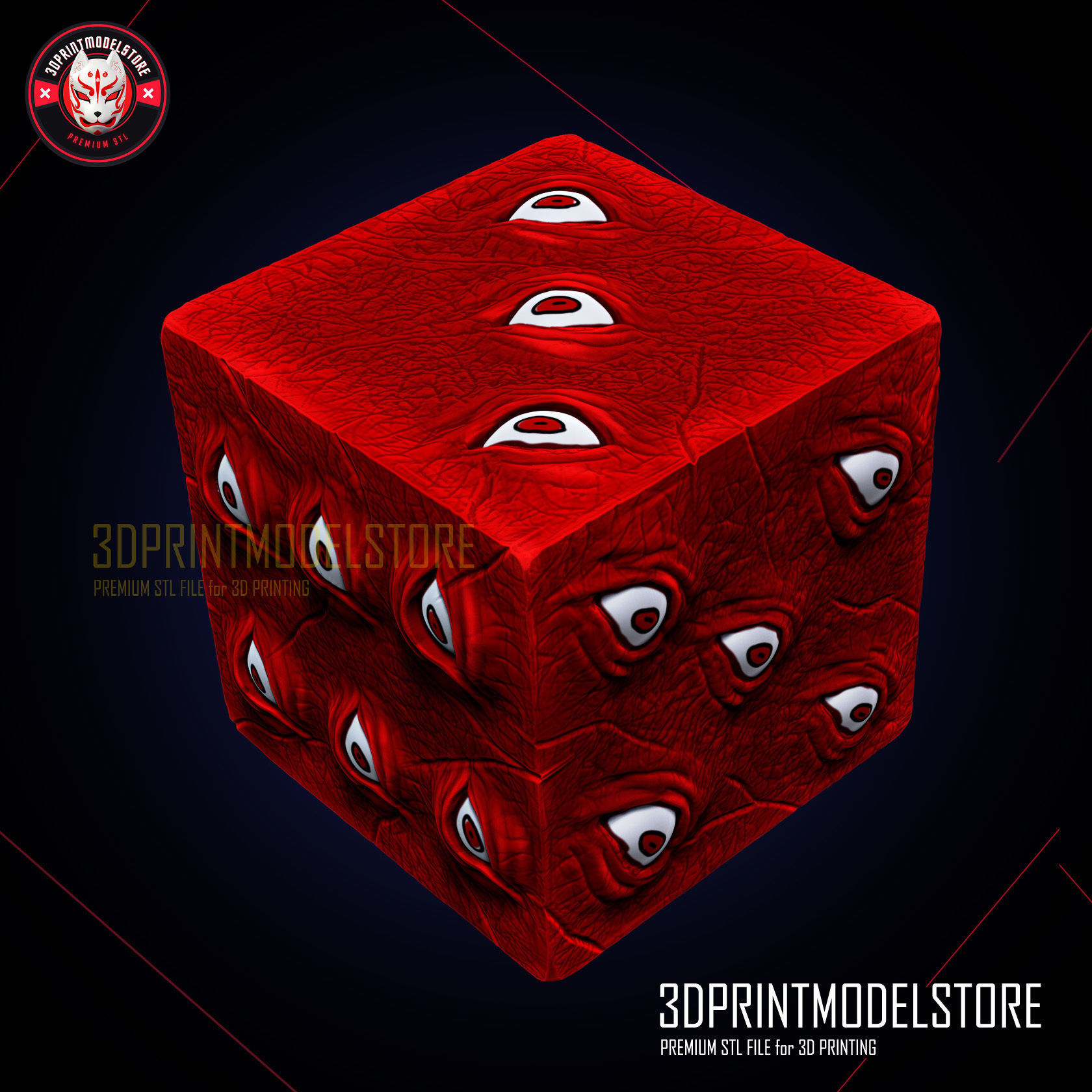 Gojo Satoru Cube - Prison Realm - Jujutsu Kaisen Cosplay Mask 3D print model_3