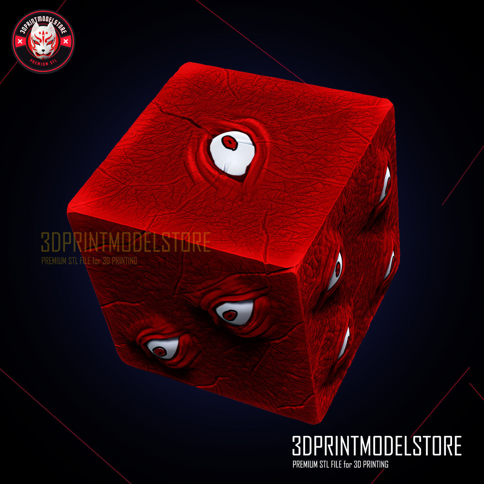 Gojo Satoru Cube - Prison Realm - Jujutsu Kaisen Cosplay Mask 3D print model_1