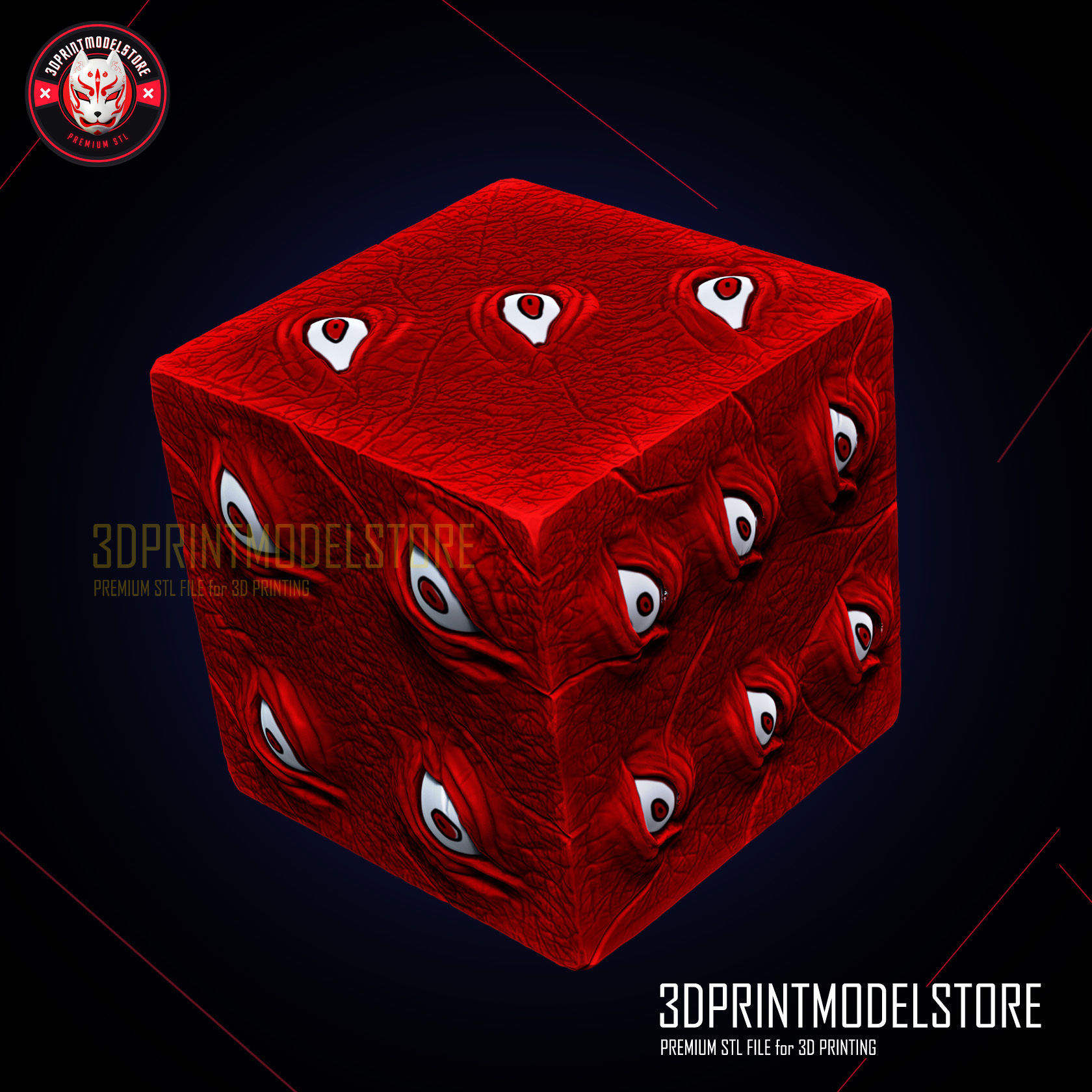 Gojo Satoru Cube - Prison Realm - Jujutsu Kaisen Cosplay Mask 3D print model_2