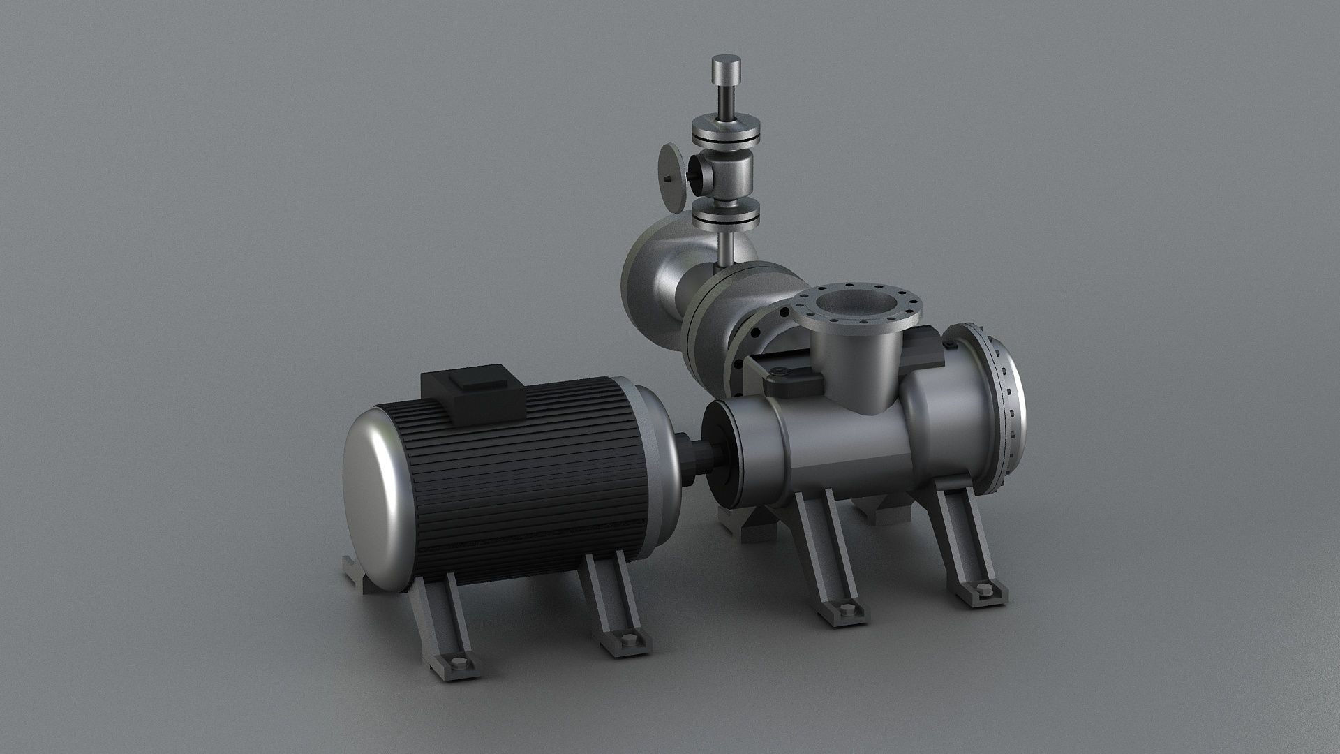 pump pumping centrifugal power fluid water engine 3D model_3