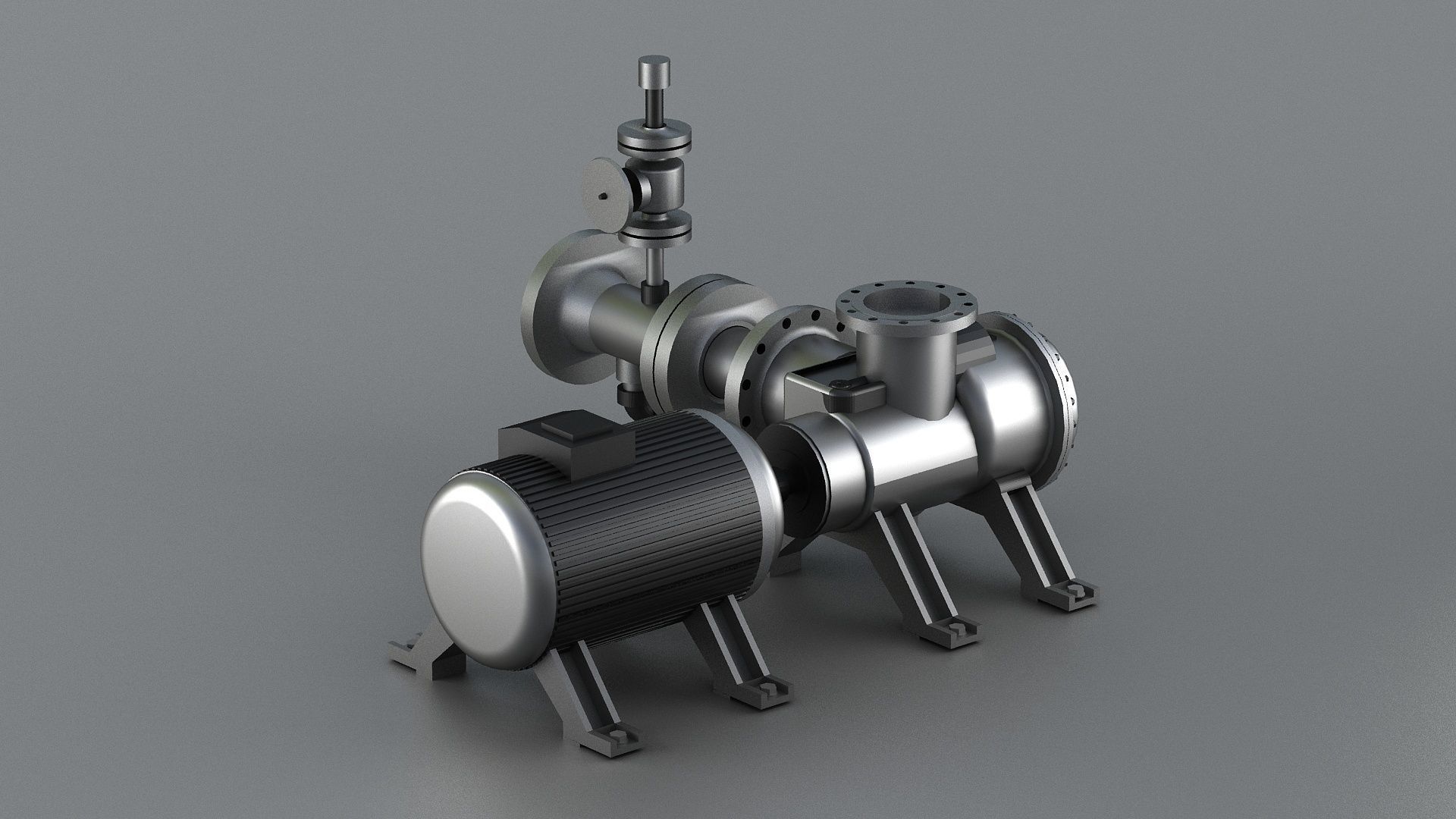 pump pumping centrifugal power fluid water engine 3D model_4