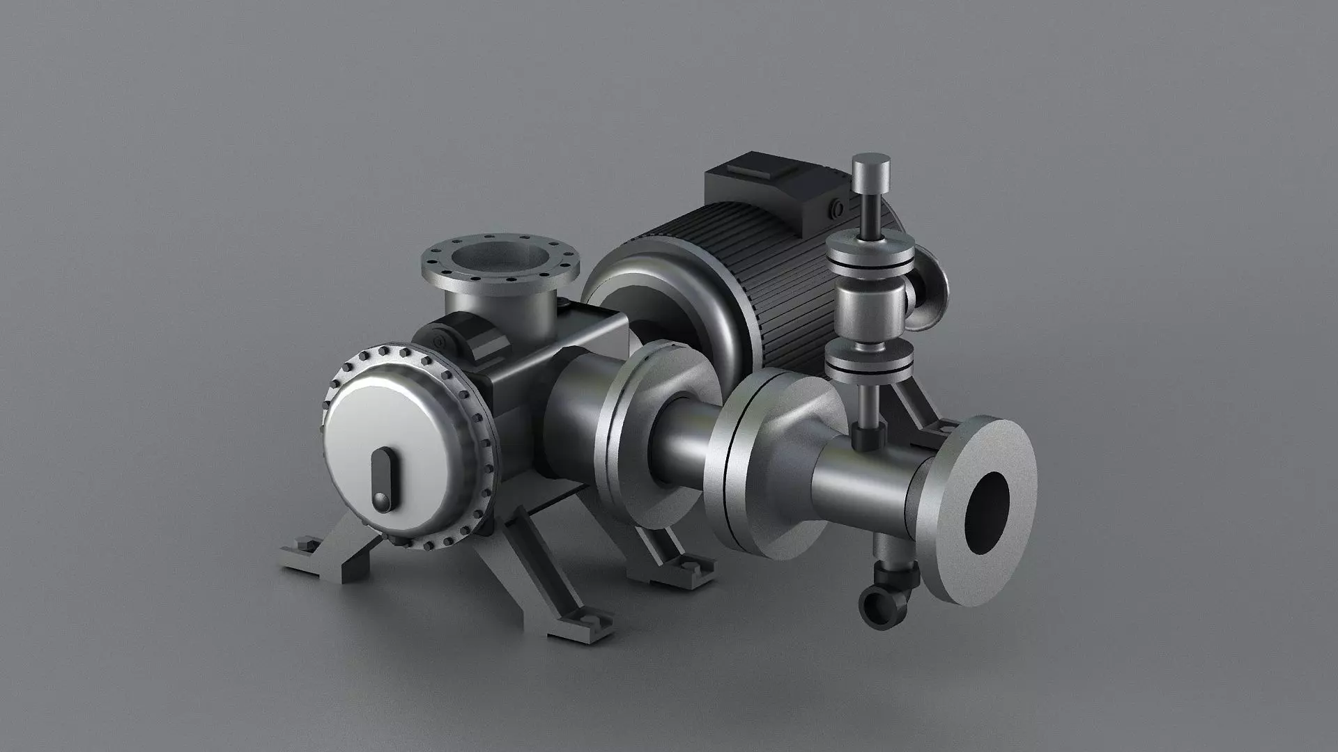 pump pumping centrifugal power fluid water engine 3D model_0