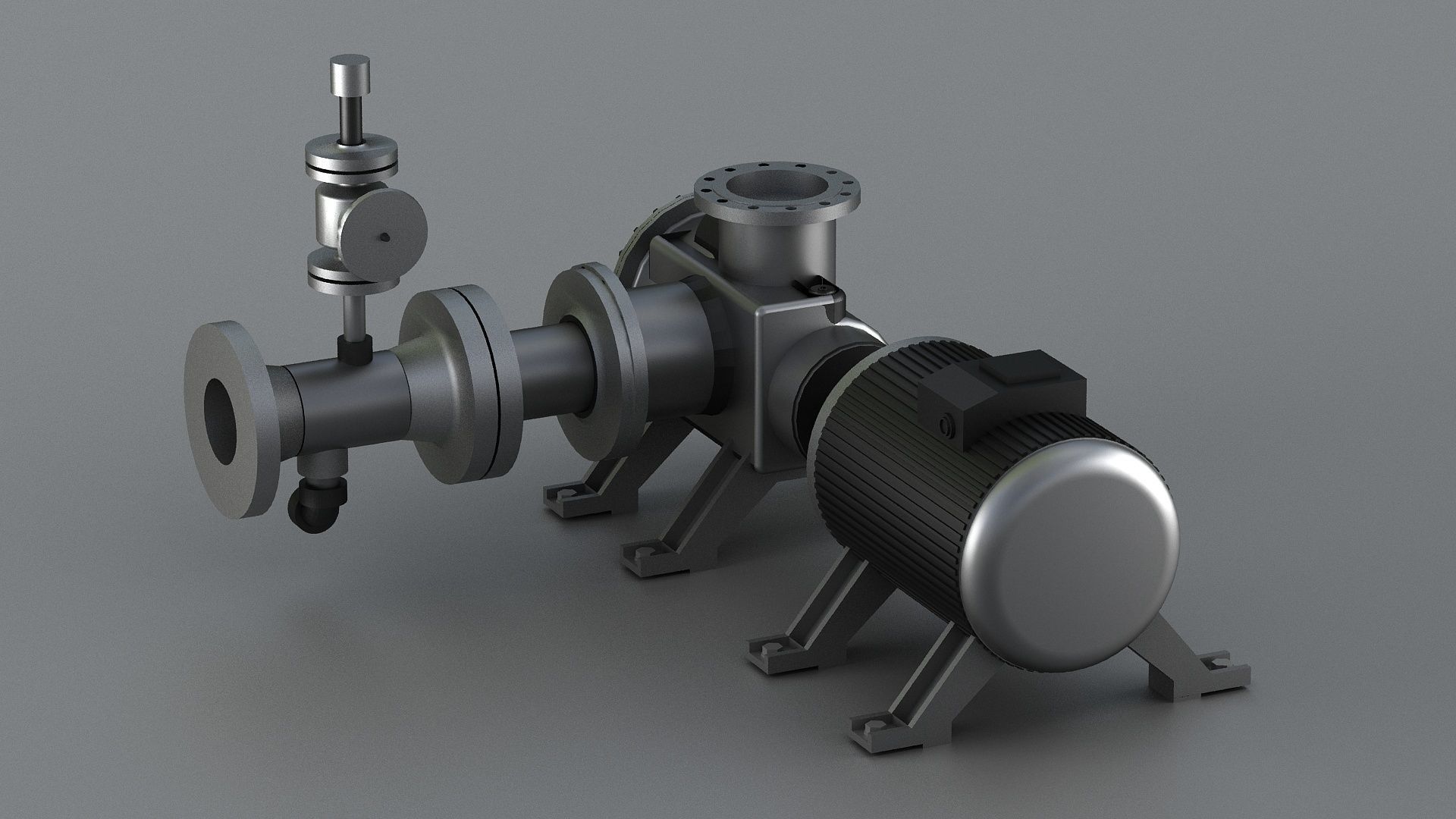pump pumping centrifugal power fluid water engine 3D model_2
