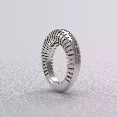 Zebra-diamond-ring
