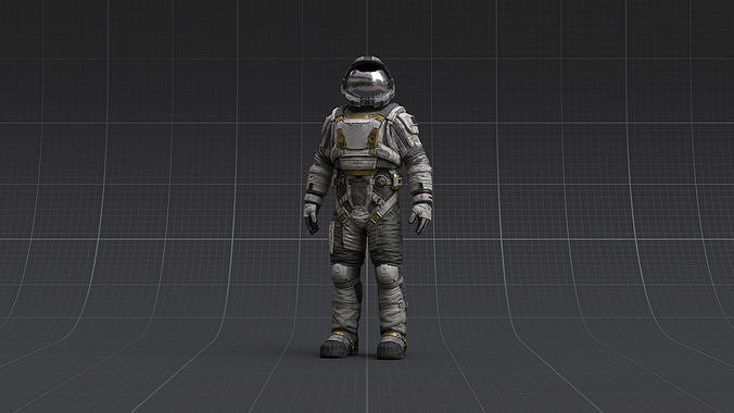 V2 ASTRONAUT SUIT Low-poly 3D model