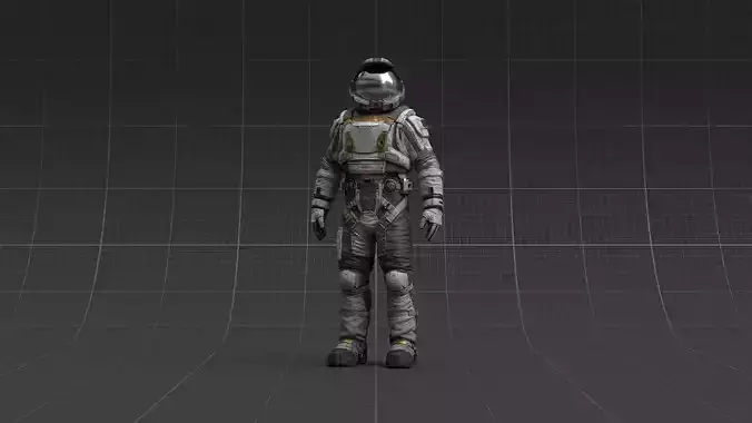 V2 ASTRONAUT SUIT Low-poly 3D model