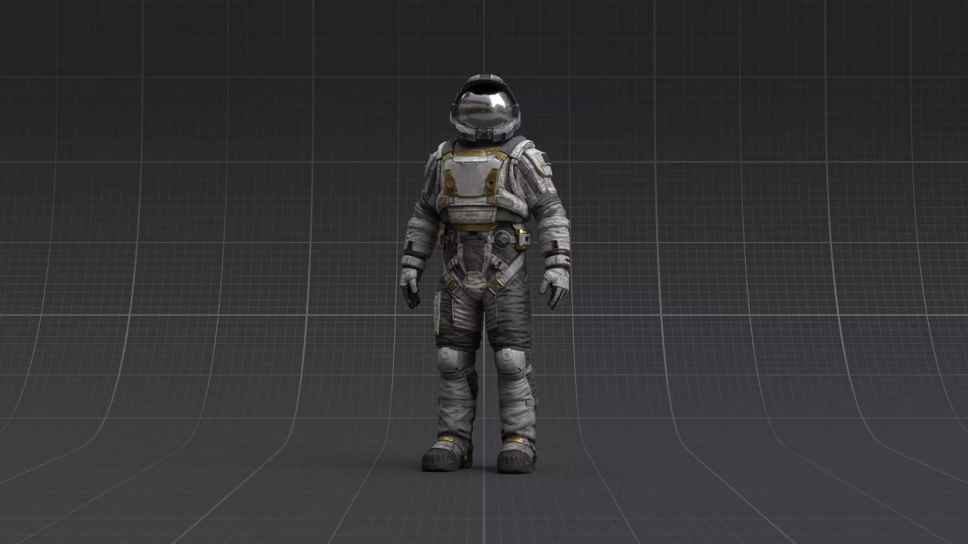 V2 ASTRONAUT SUIT Low-poly 3D model_0