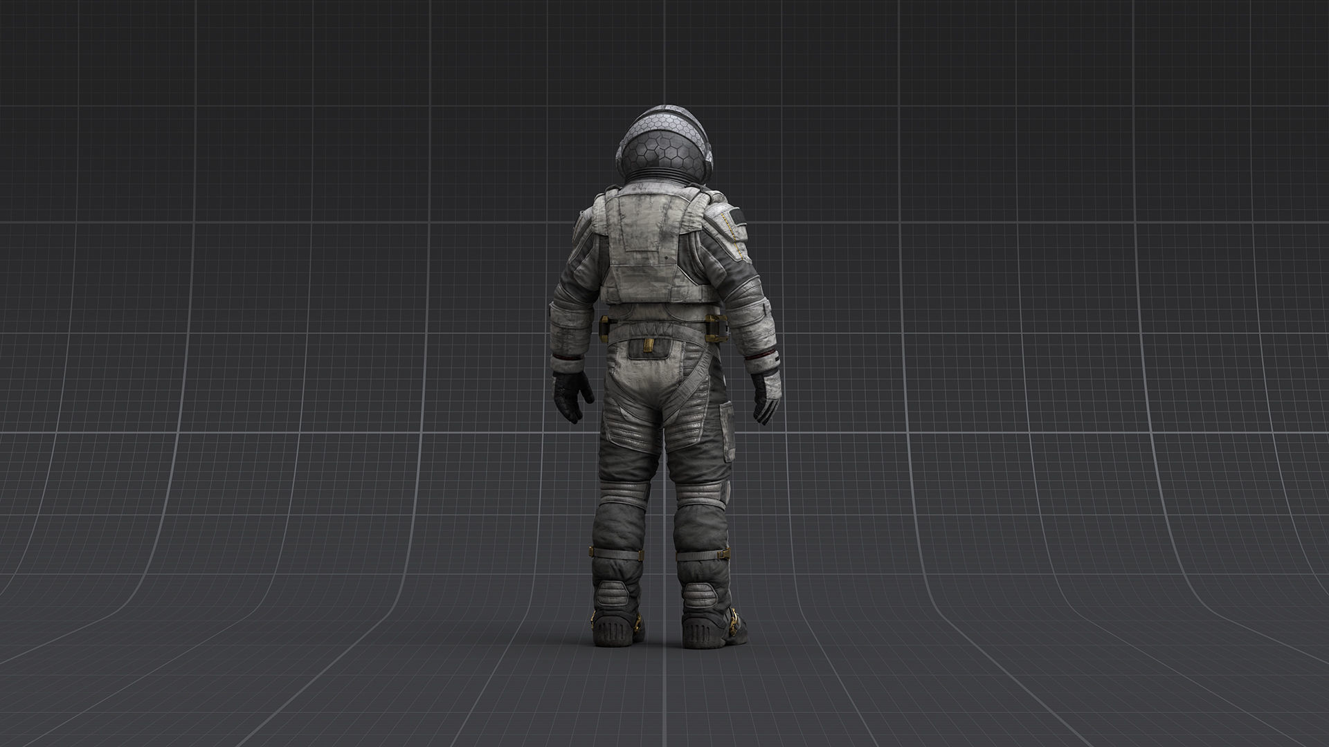 V2 ASTRONAUT SUIT Low-poly 3D model_1
