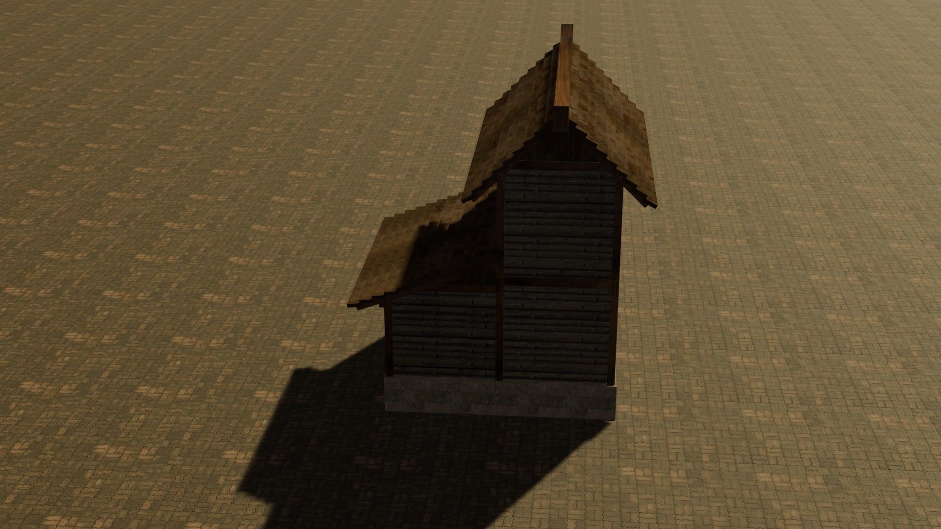 Medieval house nine 9 Low-poly 3D model_15