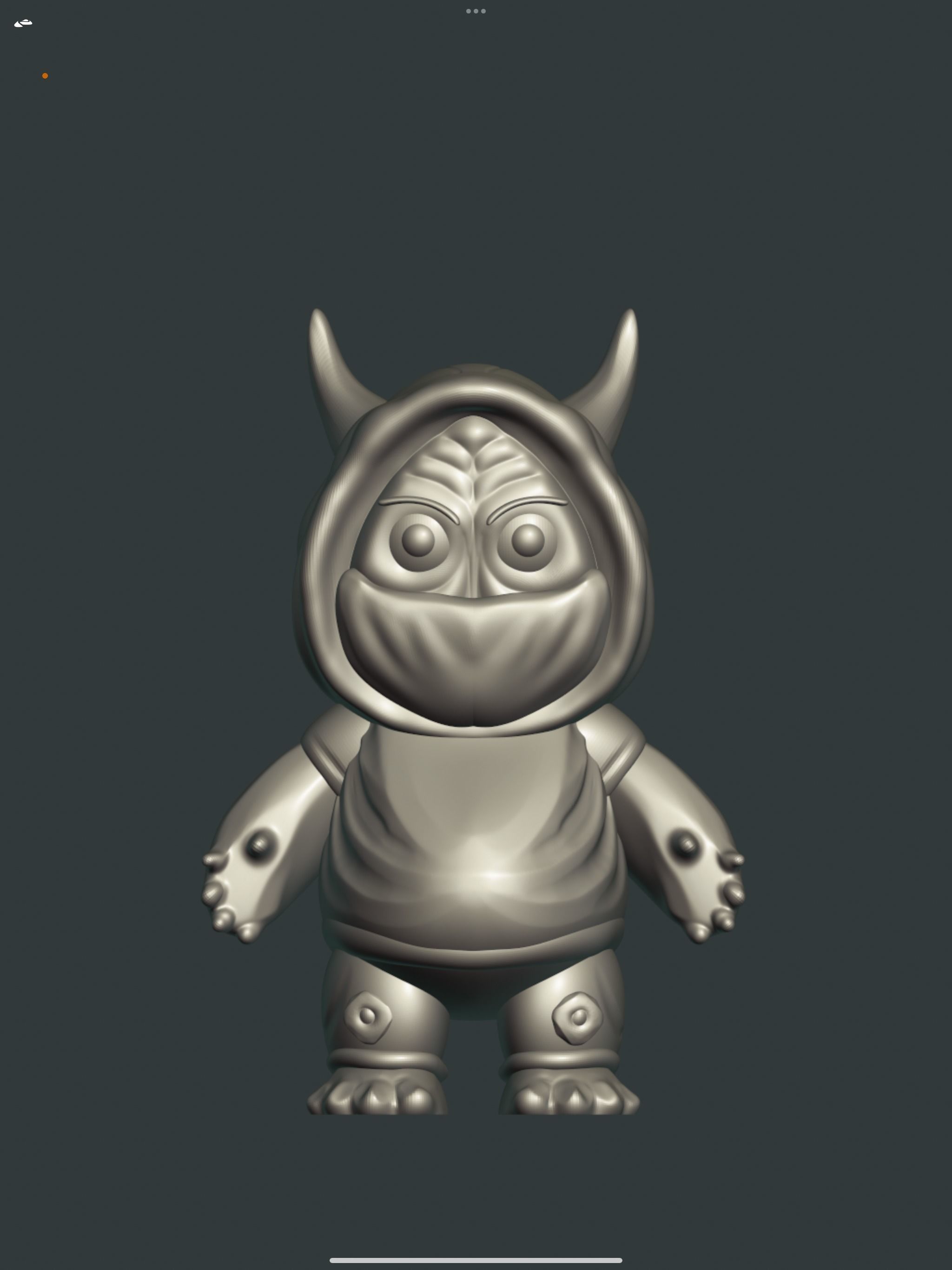 Orchi Ready for 3D print character 3D print model_2