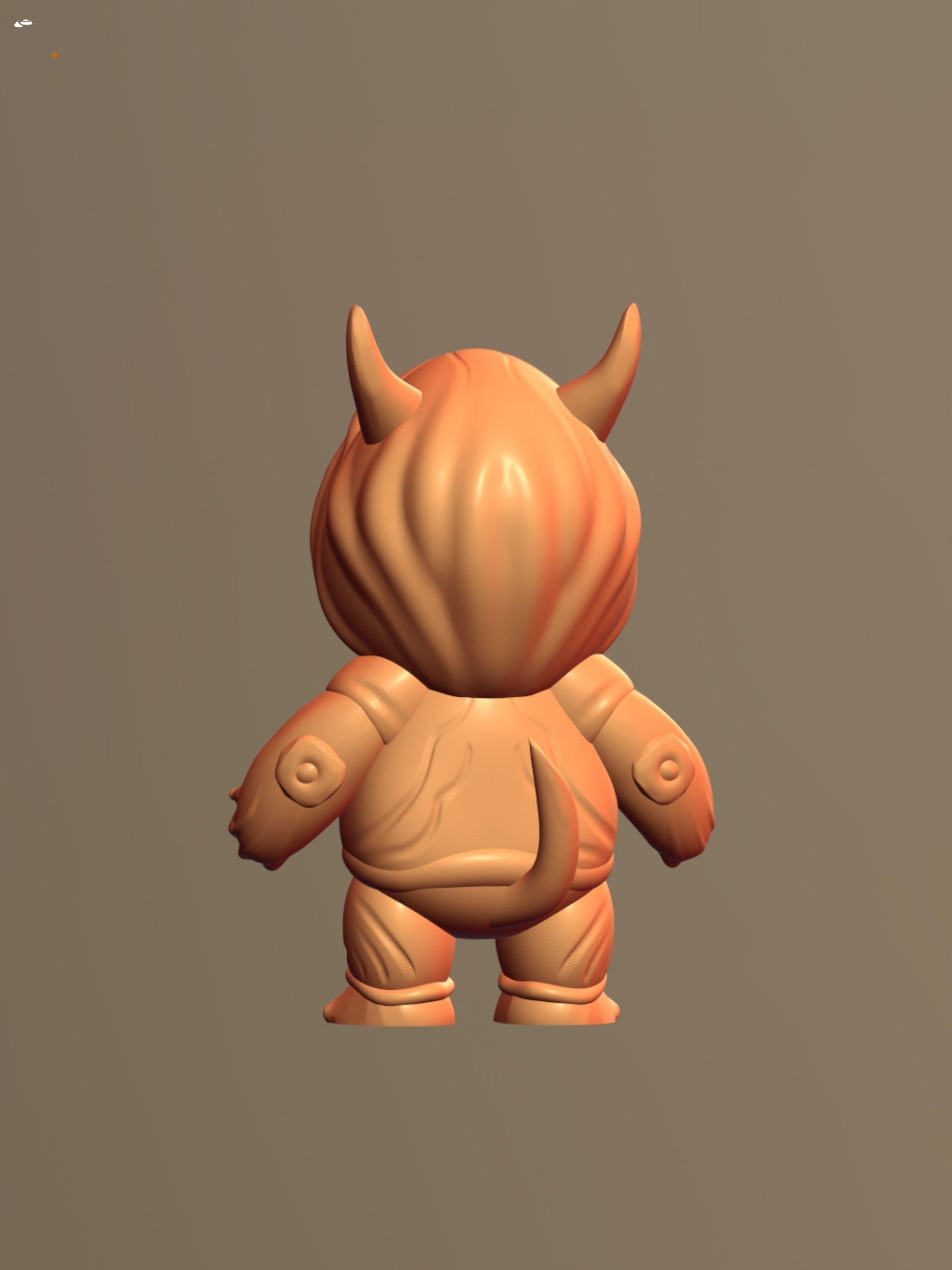 Orchi Ready for 3D print character 3D print model_4