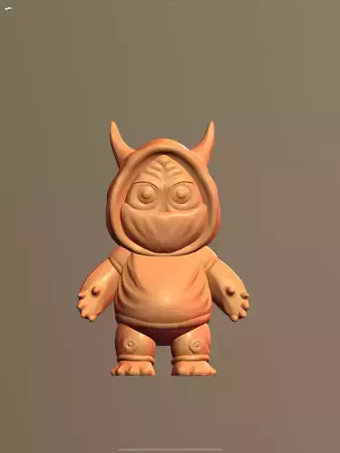 Orchi Ready for 3D print character