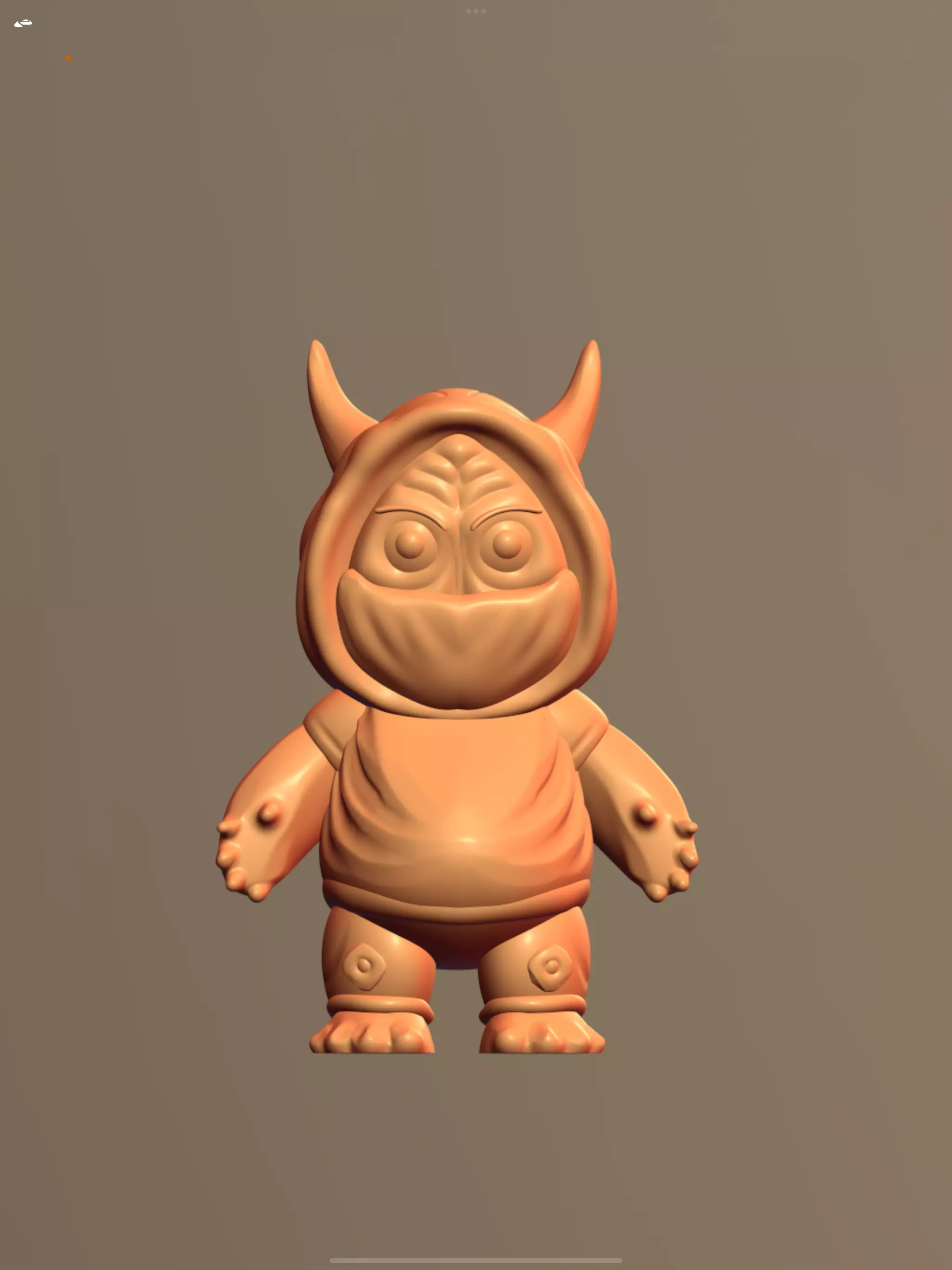 Orchi Ready for 3D print character 3D print model_0