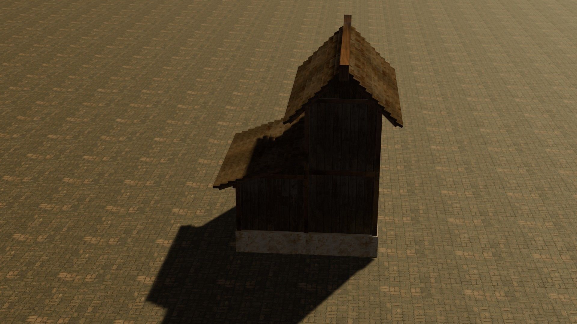 Medieval house nine 18 Low-poly 3D model_15