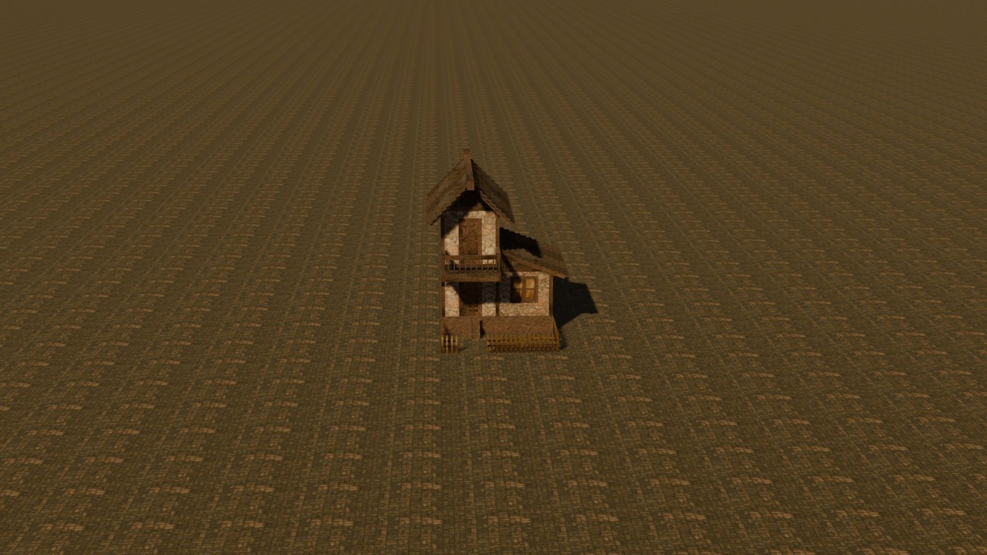 Medieval house nine 12 Low-poly 3D model_17