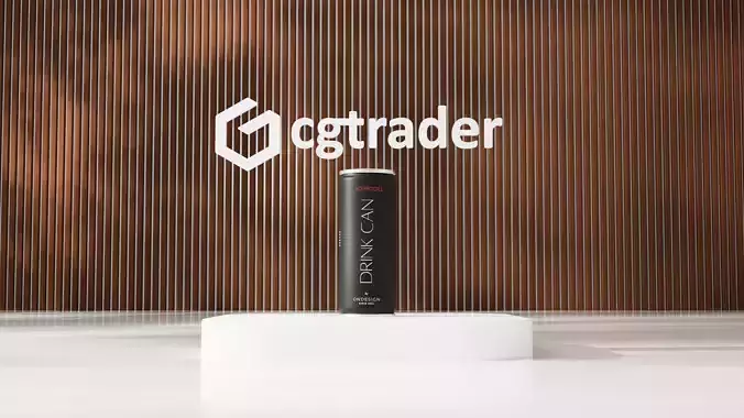 Aluminum Can bottle 3D model