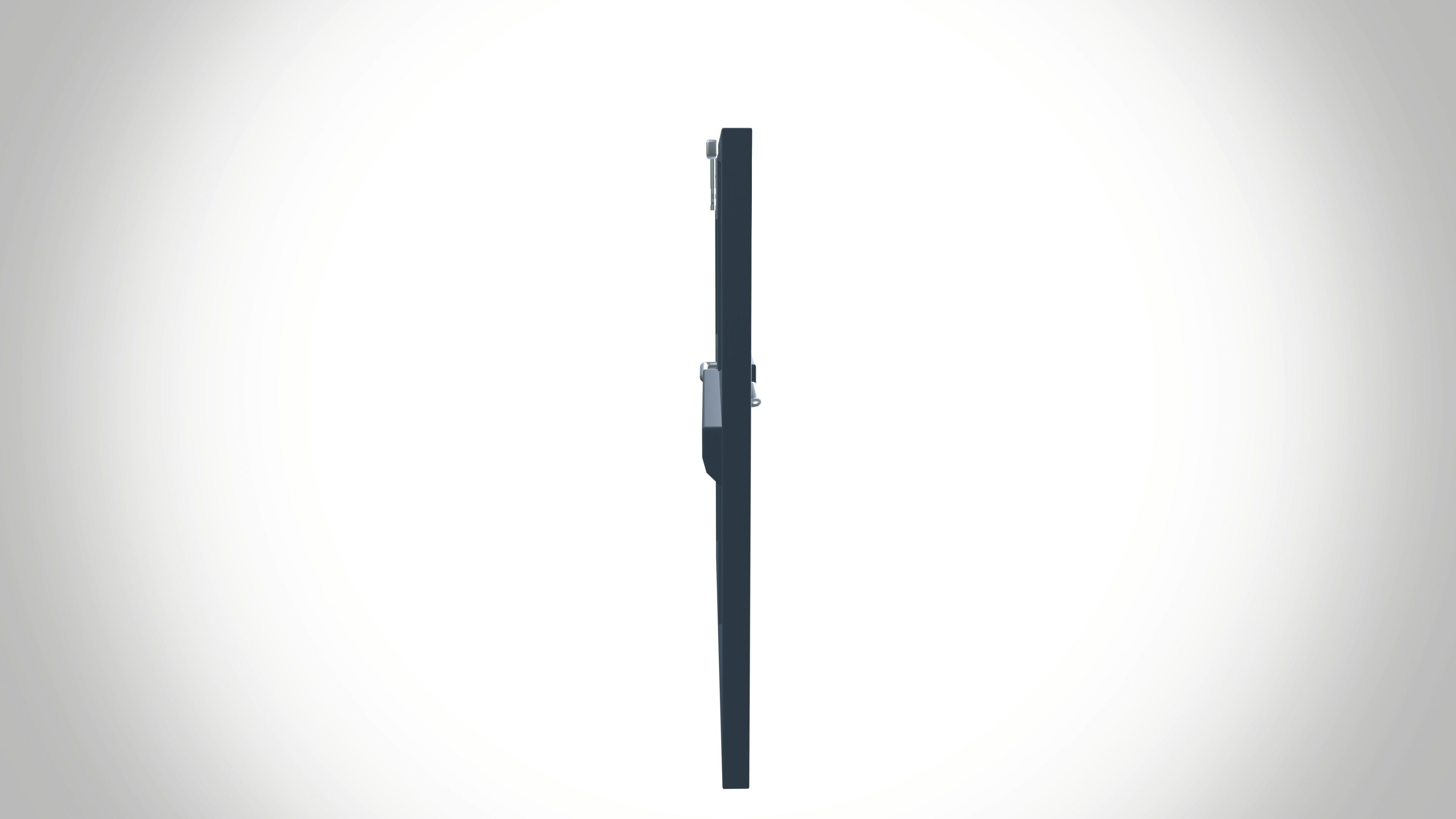 Iron Door Low-poly 3D model_8
