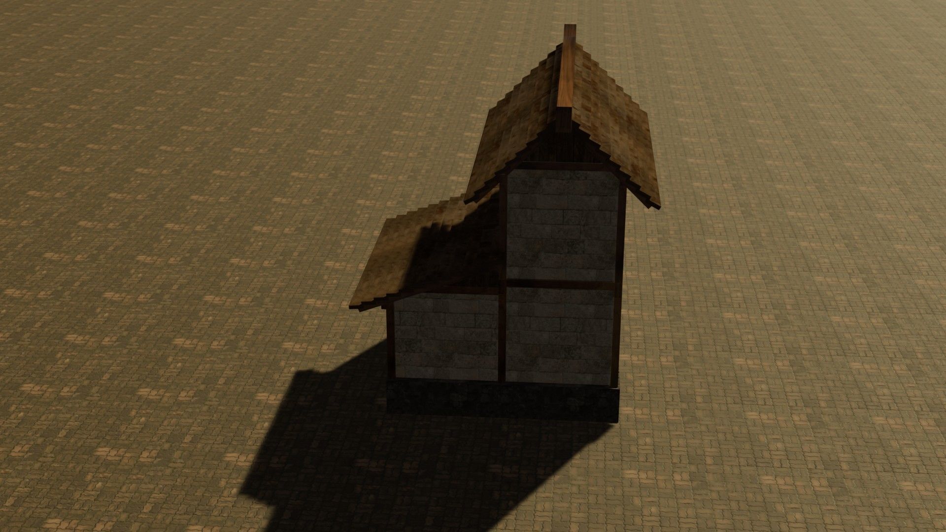 Medieval house nine 1 Low-poly 3D model_15