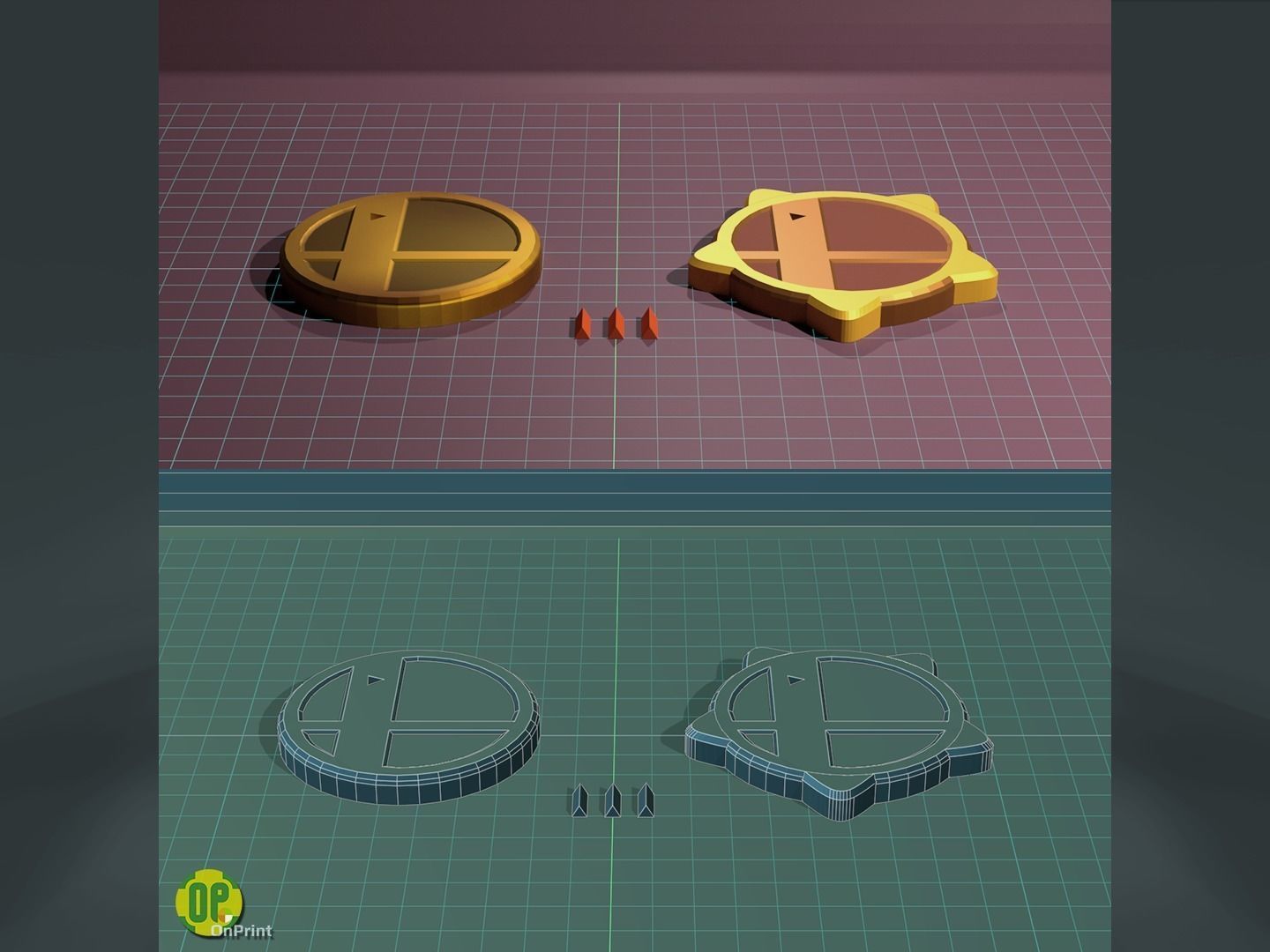 SUPER SMASH BROS 64 - Pack2 - Sasmus-Yoshi-Kirby - Printables 3D print model_8