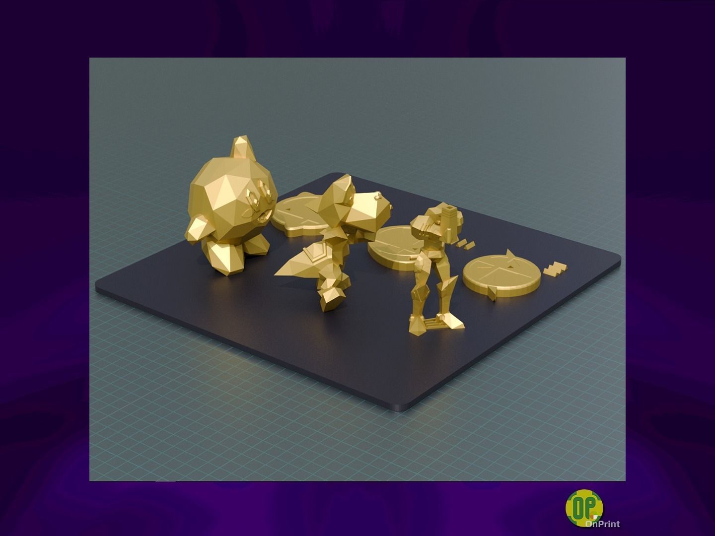 SUPER SMASH BROS 64 - Pack2 - Sasmus-Yoshi-Kirby - Printables 3D print model_13