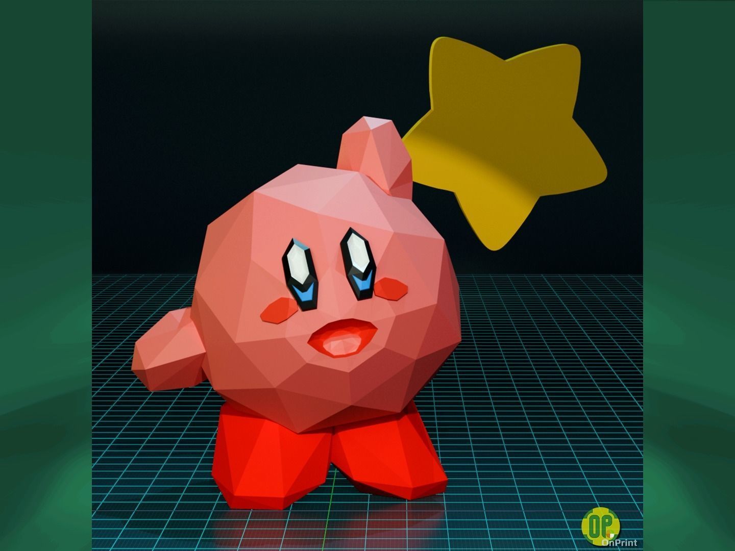 SUPER SMASH BROS 64 - Pack2 - Sasmus-Yoshi-Kirby - Printables 3D print model_3