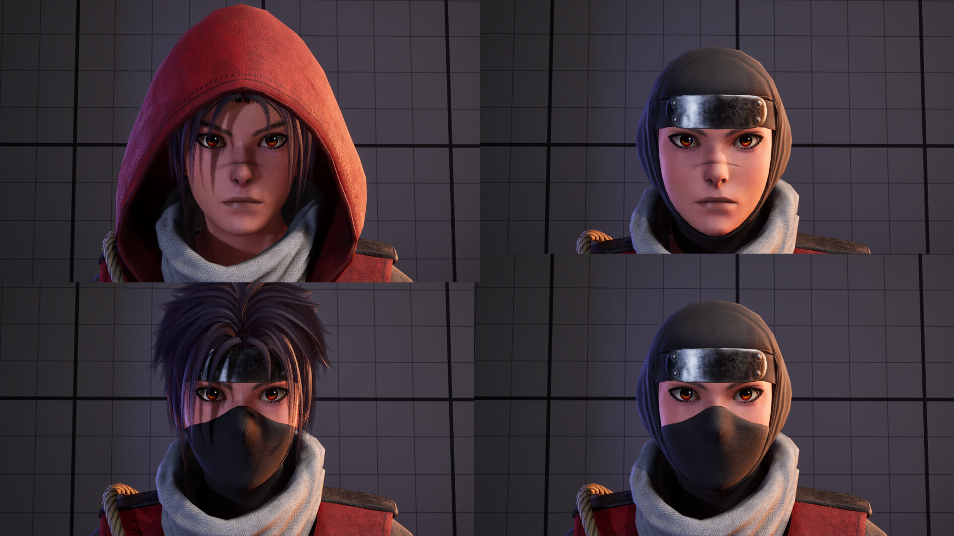 Fantasy Ninja Low-poly 3D model_6