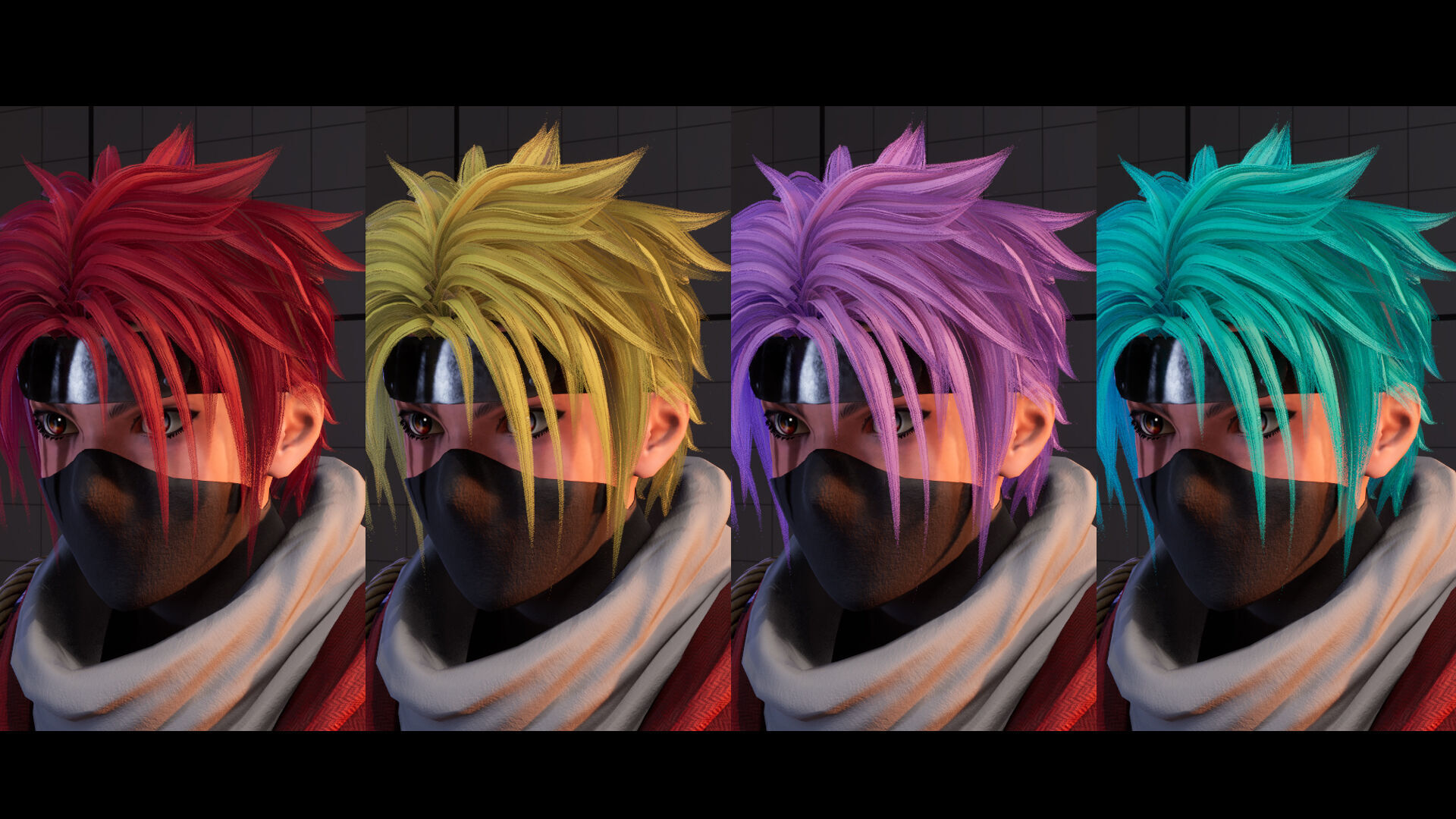 Fantasy Ninja Low-poly 3D model_9