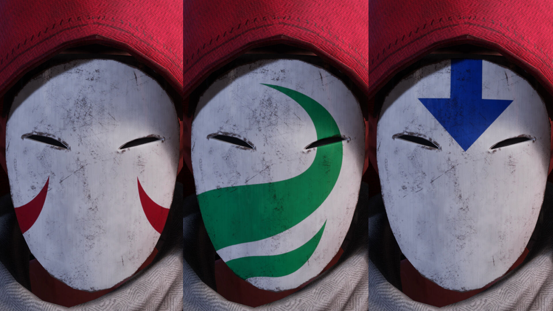 Fantasy Ninja Low-poly 3D model_8