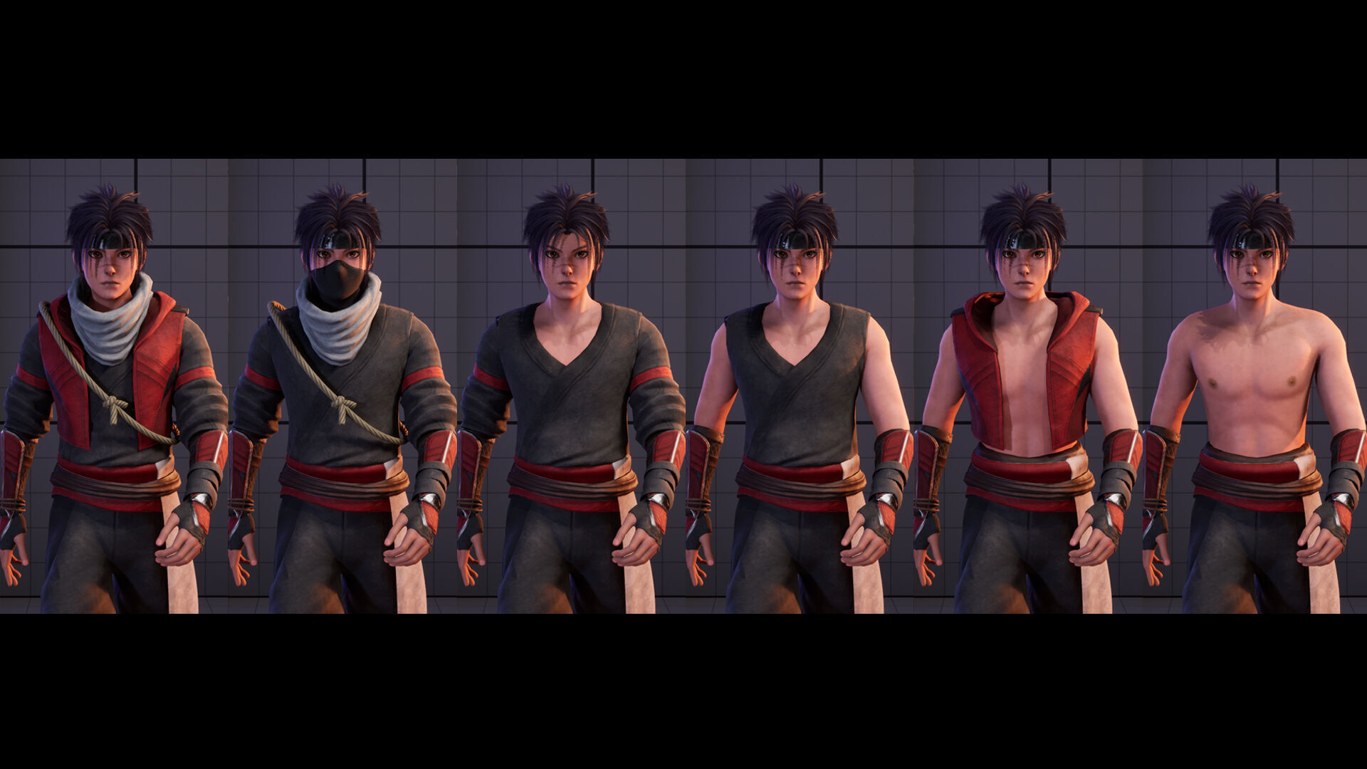 Fantasy Ninja Low-poly 3D model_11