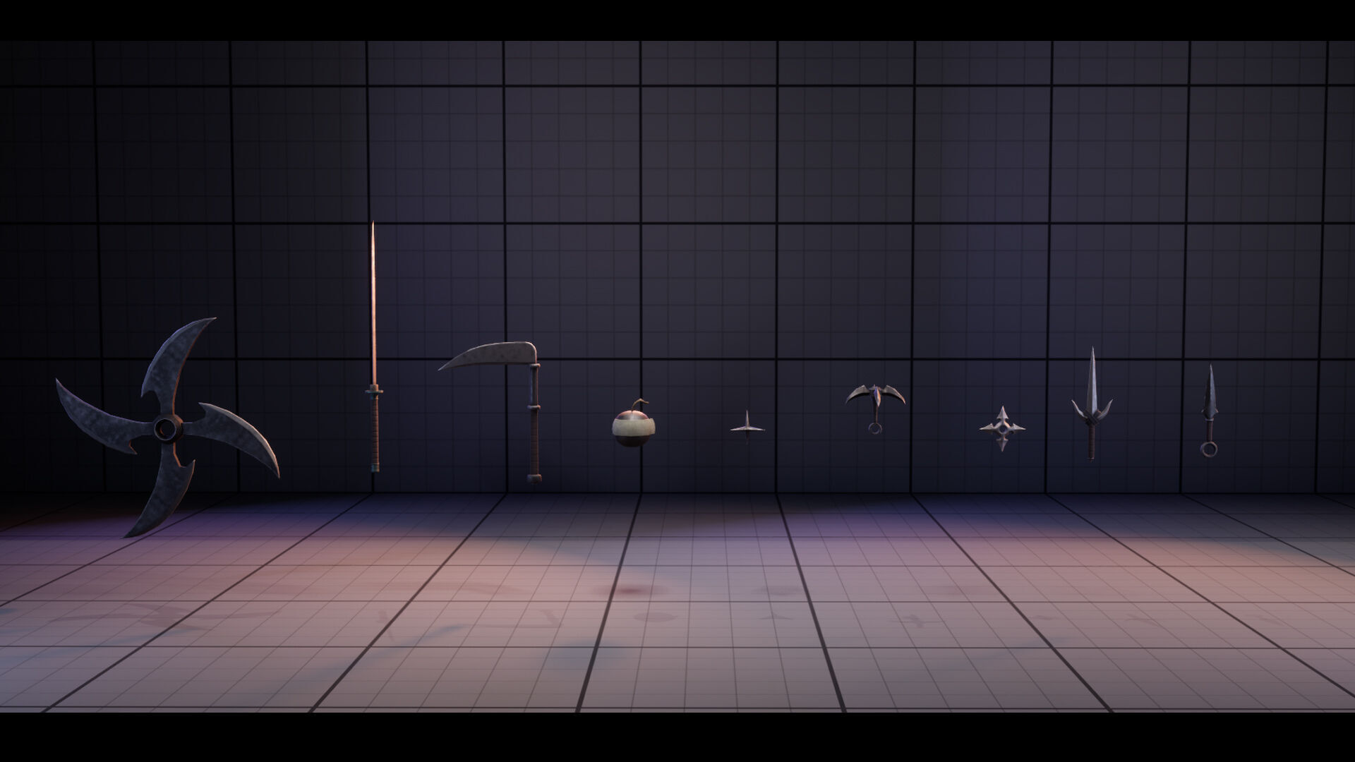 Fantasy Ninja Low-poly 3D model_2