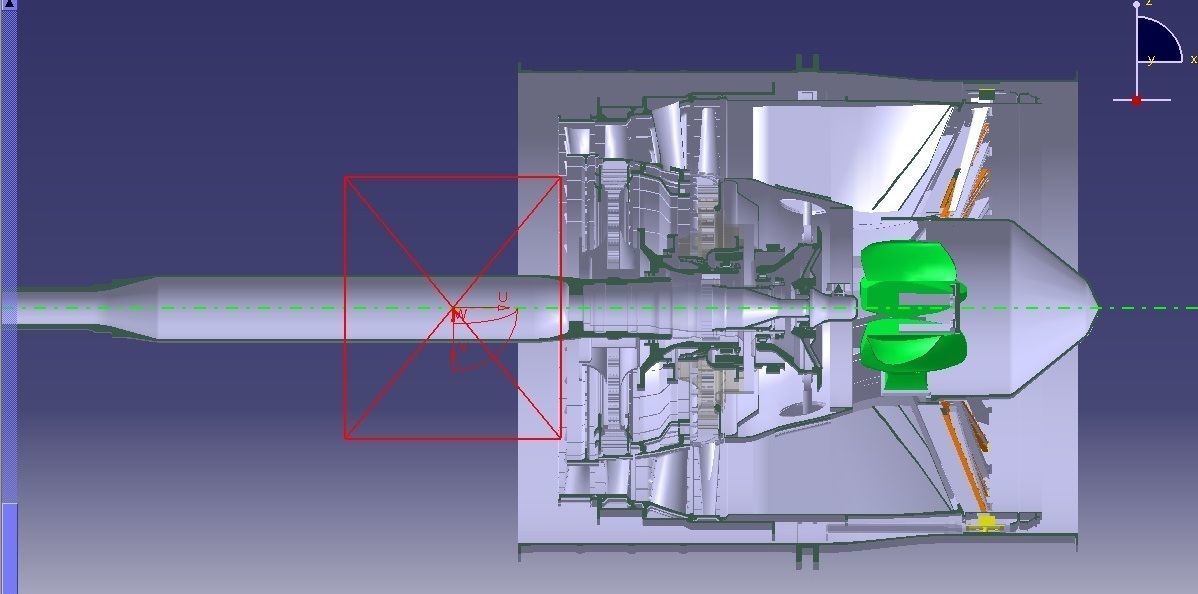 GTRE KAVERI JET ENGINE 3D model_13
