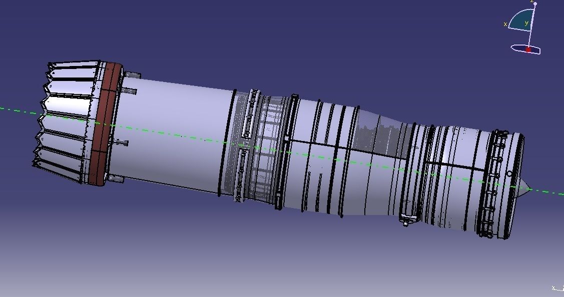GTRE KAVERI JET ENGINE 3D model_25