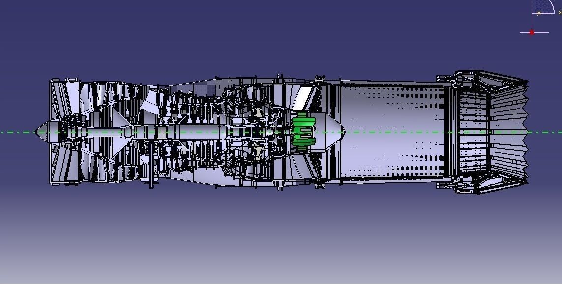 GTRE KAVERI JET ENGINE 3D model_21