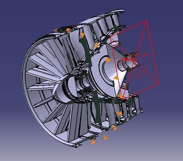 GTRE KAVERI JET ENGINE 3D model_8