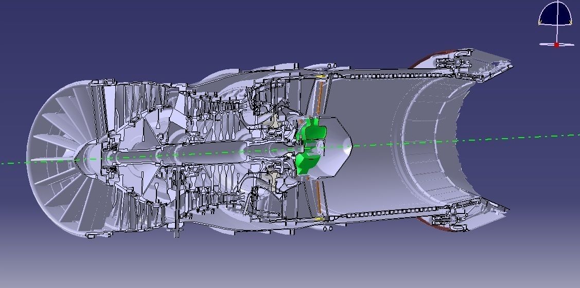 GTRE KAVERI JET ENGINE 3D model_24
