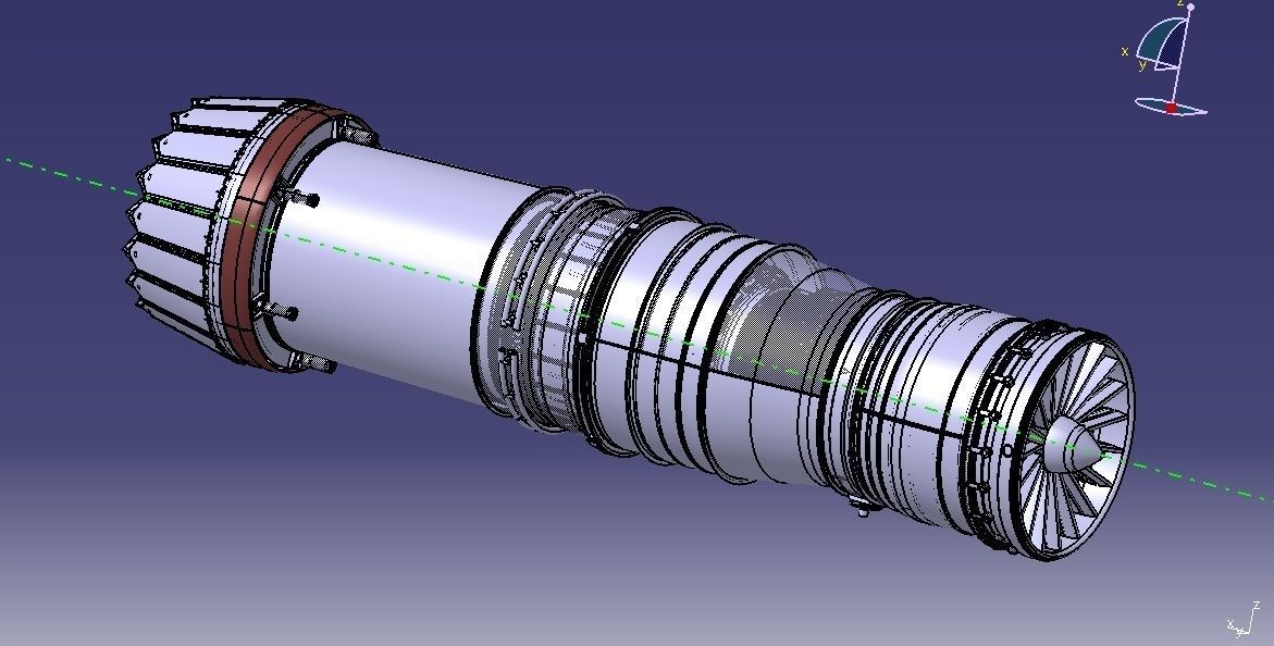 GTRE KAVERI JET ENGINE 3D model_27