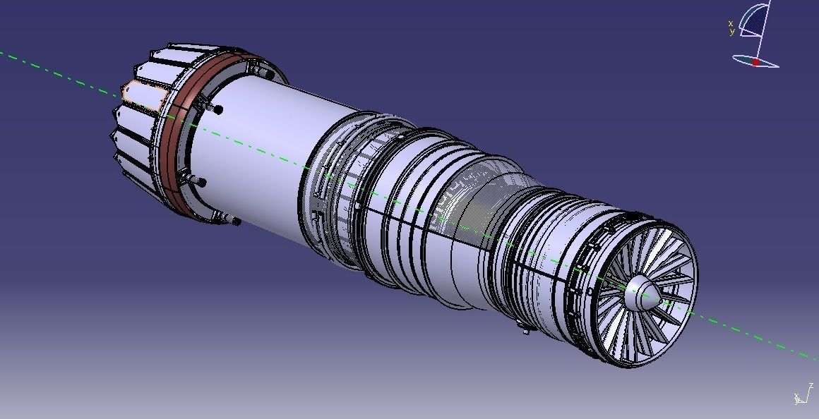 GTRE KAVERI JET ENGINE 3D model_28